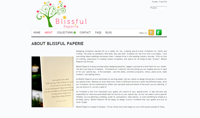 Blissful Paperie