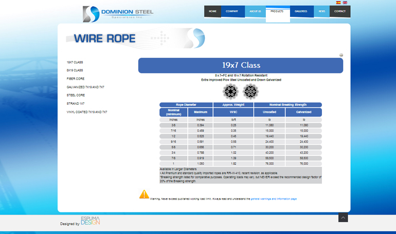 Dominion Steel Specialties Inc.